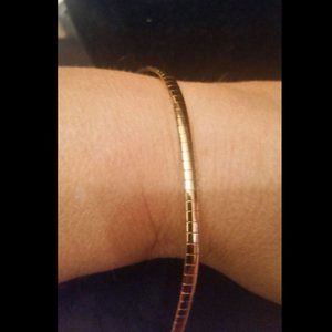 18k/925 Omega Bracelet